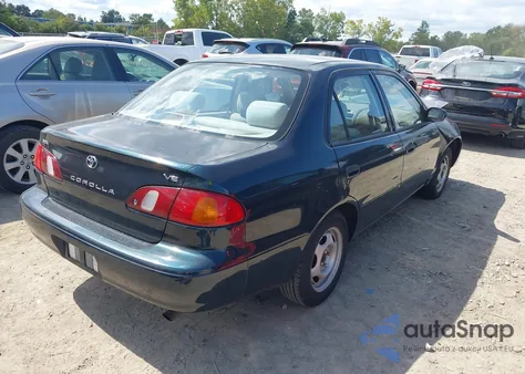 1999 Toyota Corolla Ve from USA, damaged, VIN 2T1BR12E1XC123416